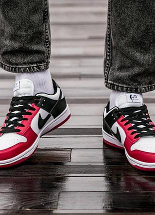 Nike sb dunk black\red 3