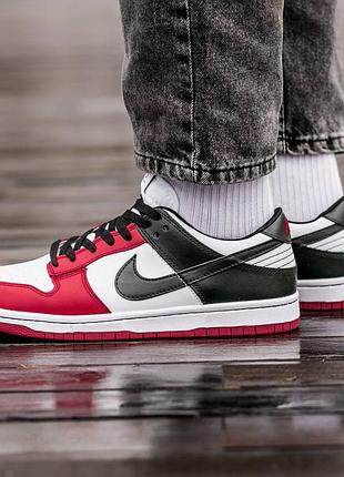 Nike sb dunk black\red 2