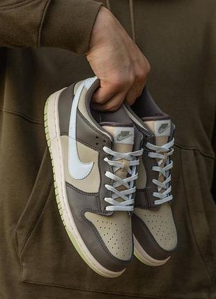 Nike sb dunk low 
beige\brown\green patch