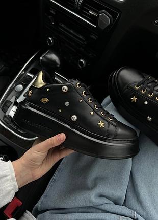 Жіночі шкіряні кросівки anakapri karl charms lo lace від бренду karl lagerfeld