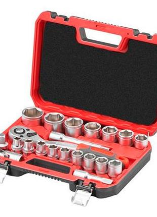 Набор инструмента intertool 1/2" x 21ед diy (et-9021)