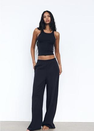 Жіночі штани джогери interlock zara