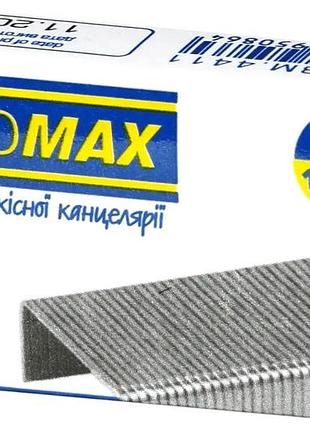 Скобы металлические для степлера №10 buromax вм 4411 1000 шт