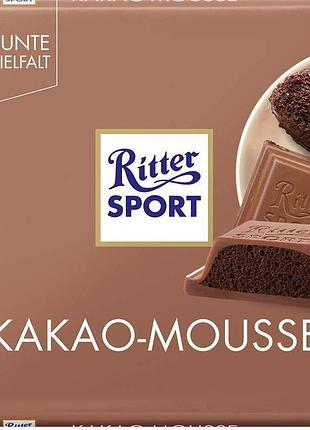 Шоколад ritter sport kakao-mousse 100 г