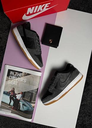 Nike sb dunk low pro dark grey black