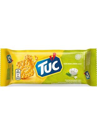 Крекер солоний tuc зі смаком сметани та цибулі 100 г