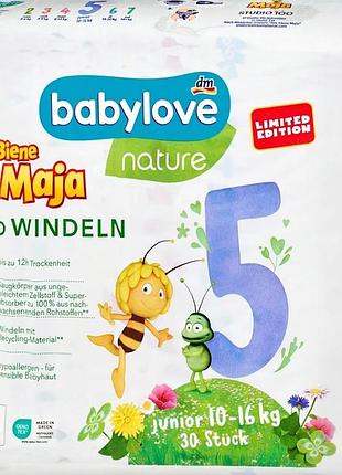 Підгузки babylove nature 5 (10-16 кг) 30 шт