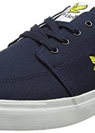 Мужские повседневные кеды (trainers) известного британского бренда lyle &amp; scott.