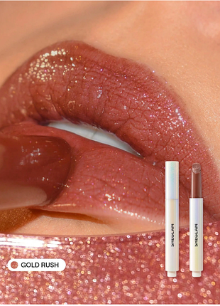 Помада-плампер для губ sheglam pout-perfect shimmer lip plumper — gold rush (6043)
