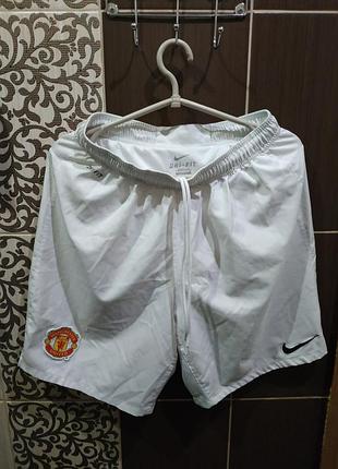 Мужские шорты найк манчестер юнайтед nike manchester united  home shorts оригинал l