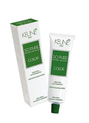 Крем-фарба keune без аміаку so pure color 4.03 medium mocha brown 60 мл