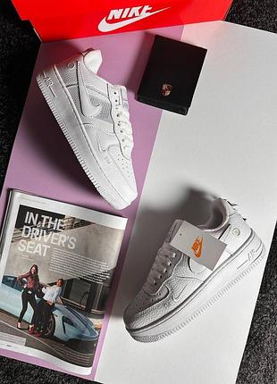 🌺женские кроссовки nike air force 1 07’ lv8 utility all white