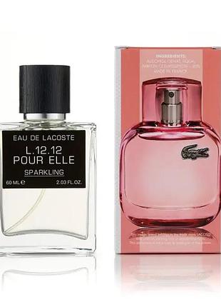 Парфуми lacoste eau de l.12.12 pour elle sparkling 60 мл
