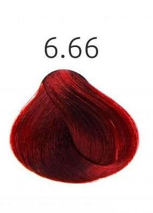 Крем-краска keune без аммиака so pure color 6.66 dark intensive red blonde 60 мл