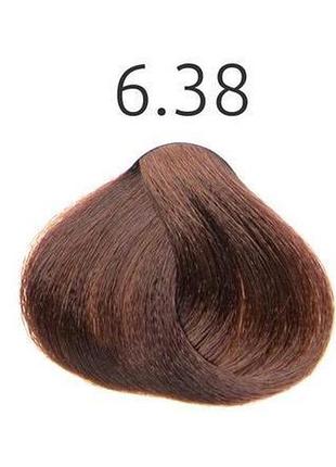 Крем-фарба keune без аміаку so pure color 6.38 dark hazelnut blonde 60 мл