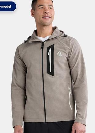 Reebok мужская куртка худи 2хл - стретч. оригинал. новая.