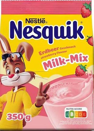 Молочний напій nesquik strawberry пакет 350 г