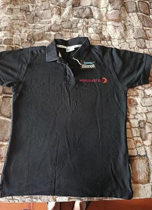 Поло slazenger polo black