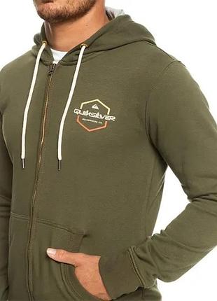 Спортивна кофта зіп худі капюшонка quiksilver l розміру
