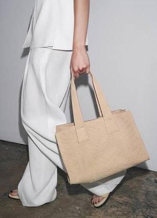 Zara сумка нова натуральна замша
