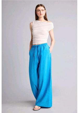Новые брендовые коттоновые летние брюки р.xl(18-20).