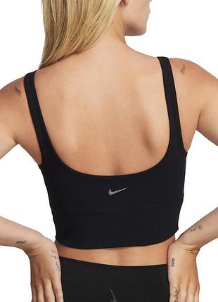 Топ жіночий nike alate all u light-support lightly lined u-neck sports bra black