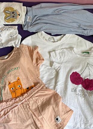 Пакет вещей на девочку 9-10 лет benetton, zara, mango