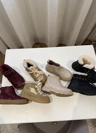 Взуття осінь зима для дівчинки черевики  zara 23