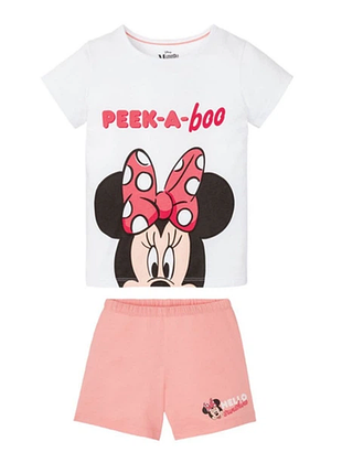 Комплект костюм шорты футболка пижама disney mickey minnie mouse