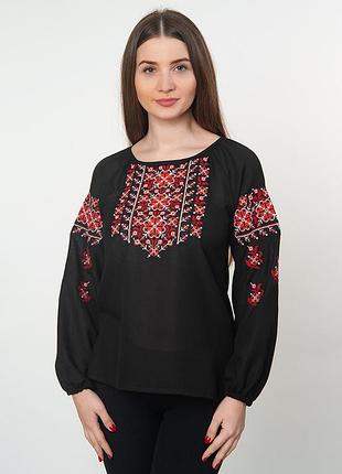 Женская вышиванка блуза 46
