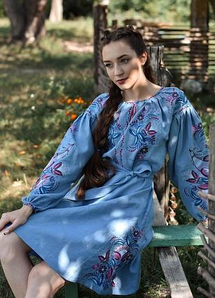 Плаття вишиванка доросле льон