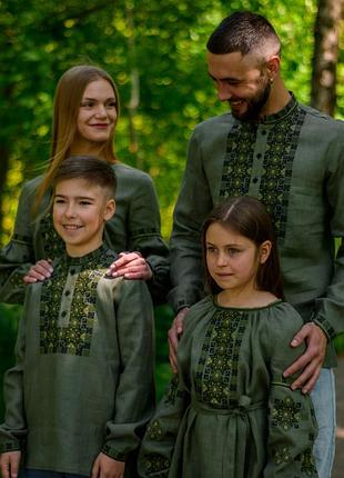 Платье вышиванка для девочки 146 6