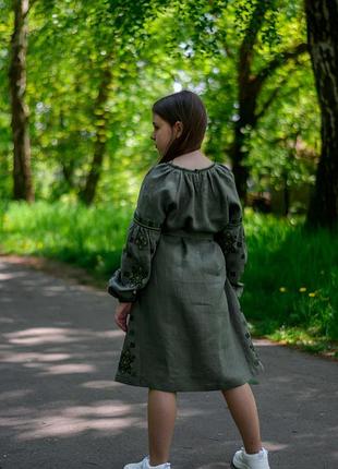 Платье вышиванка для девочки 146 8