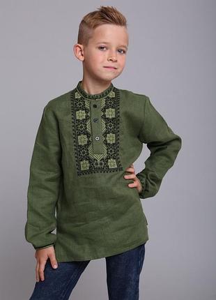 Сорочка вишиванка (мальчик) льон