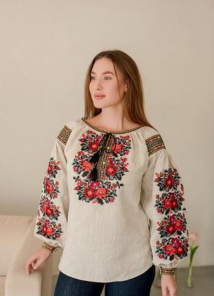 Женская вышиванка блуза