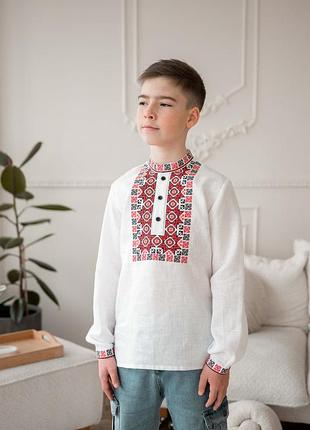 Рубашка вышиванка (мальчик) хлопок 128