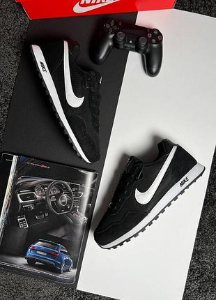 💎мужские кроссовки nike md runner 2 black white