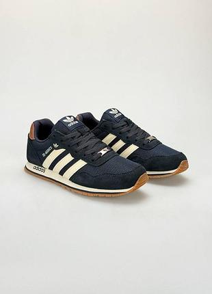 Мужские кроссовки adidas cl dark navy beige