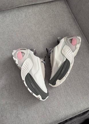 Стильные женские кроссовки adidas edge runner grey pink
