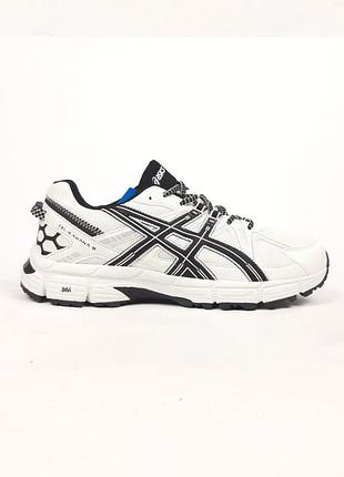 Кроссовки мужские asics gel kahana 8 большие размеры белые демисезонные весна-лето-осень кожа текстиль размер 47-50 новые 11686