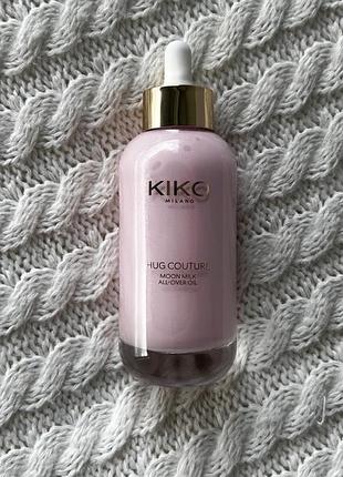 Kiko milano hug couture moon milk all-over oil зволожувальна сяйлива олійка для обличчя, тіла та волосся 100 мл