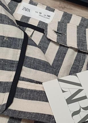 Полосатые шорты zara 4