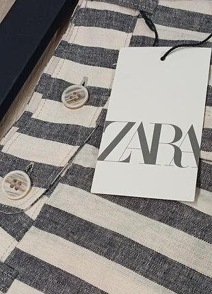 Полосатые шорты zara 3