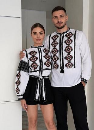 Мужская и женская вышиванка