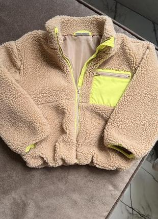 Куртка шерпа тедді 110 см (5років) бу