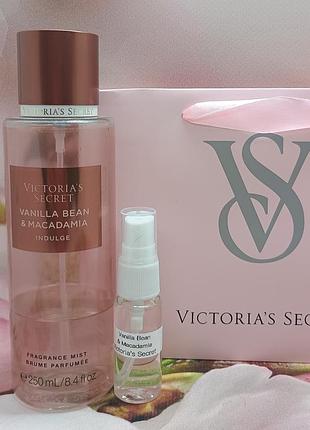 Распил, парфюмированный мист для тела и волос vanilla bean &amp; macadamia коллекции natural beauty victoria’s secret
оригинал из сша