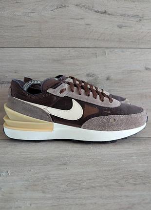 Кроссовки летние сеточка найк nike waffle one light chocolate 42 р 27 см
