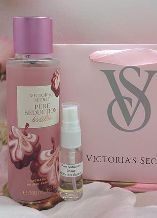 Распил, парфюмированный мист для тела и волос pure seduction brulee victoria’s secret
оригинал из сша