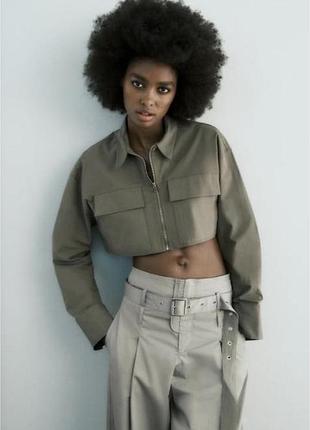 Укорочена куртка zara xs