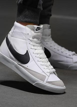 Кроссовки nike blazer high white